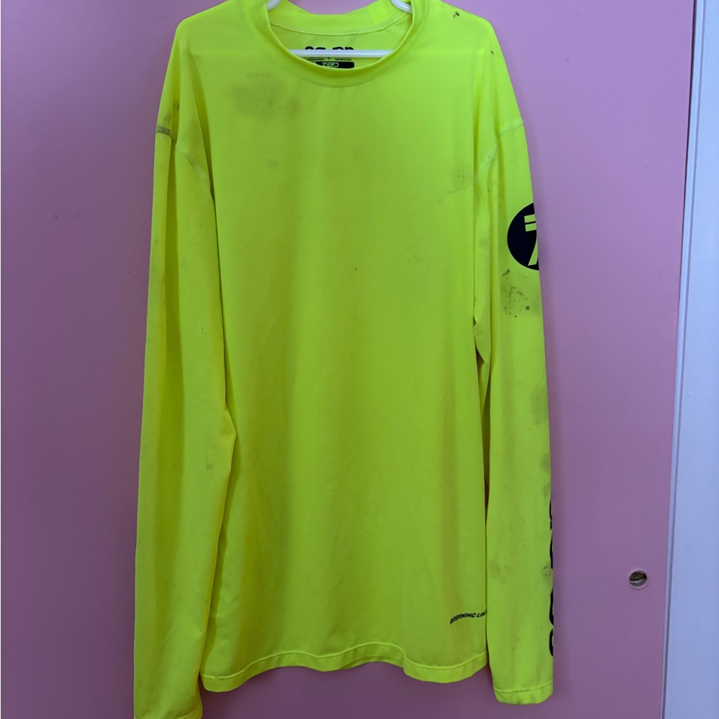 Seven7 Neon Yellow Long Sleeve Tee
